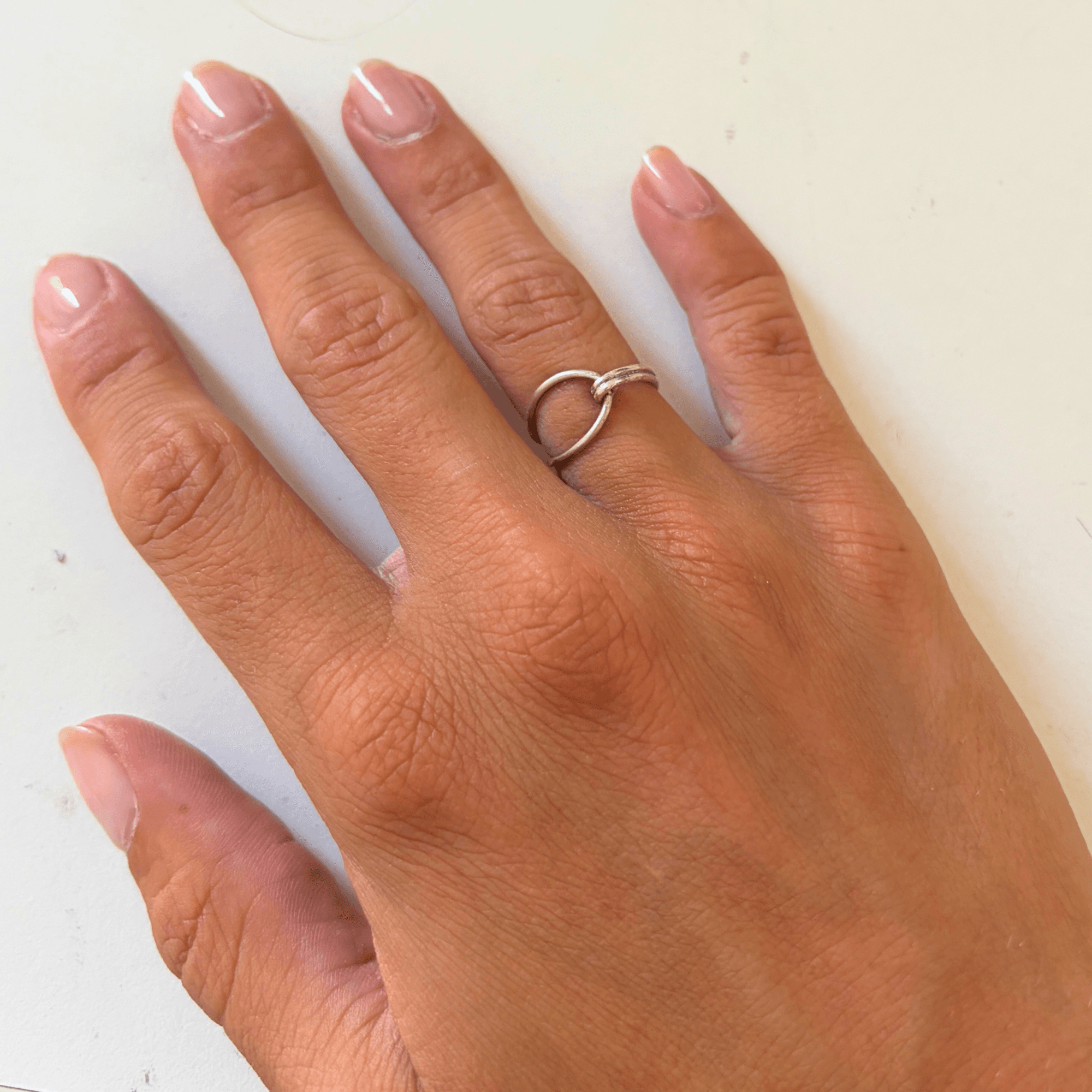 Bague attache argent - vue 2