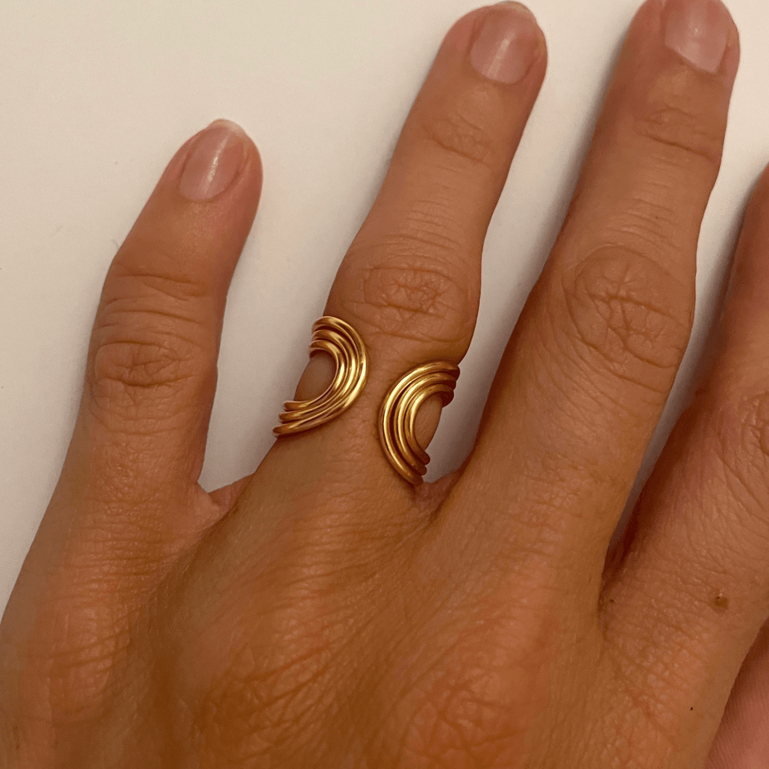 Bague boucle triple - vue 2