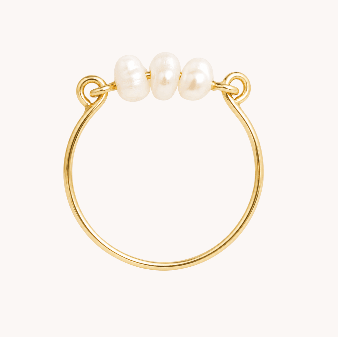 Bague perles d'eau douce