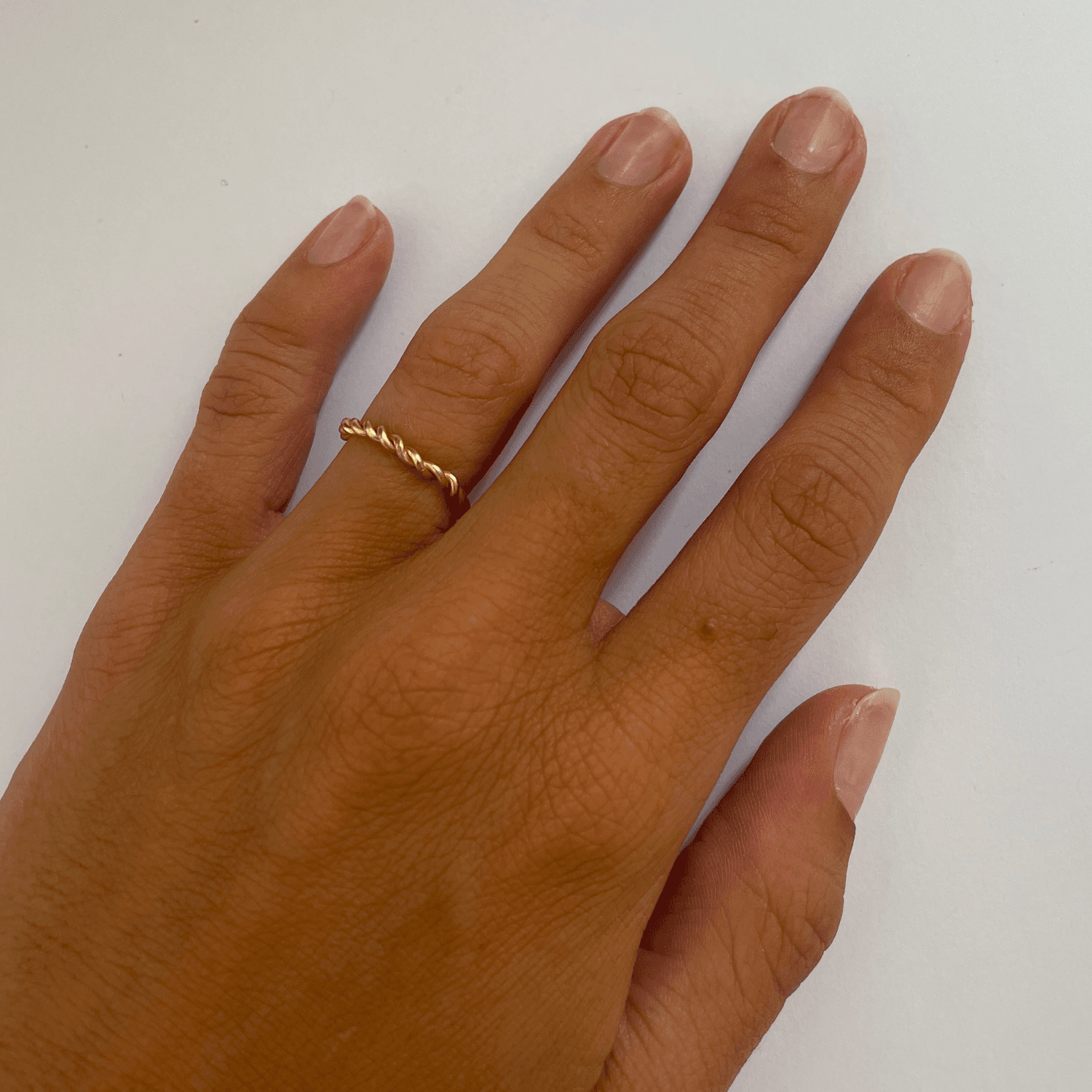 Bague torsade - vue 2