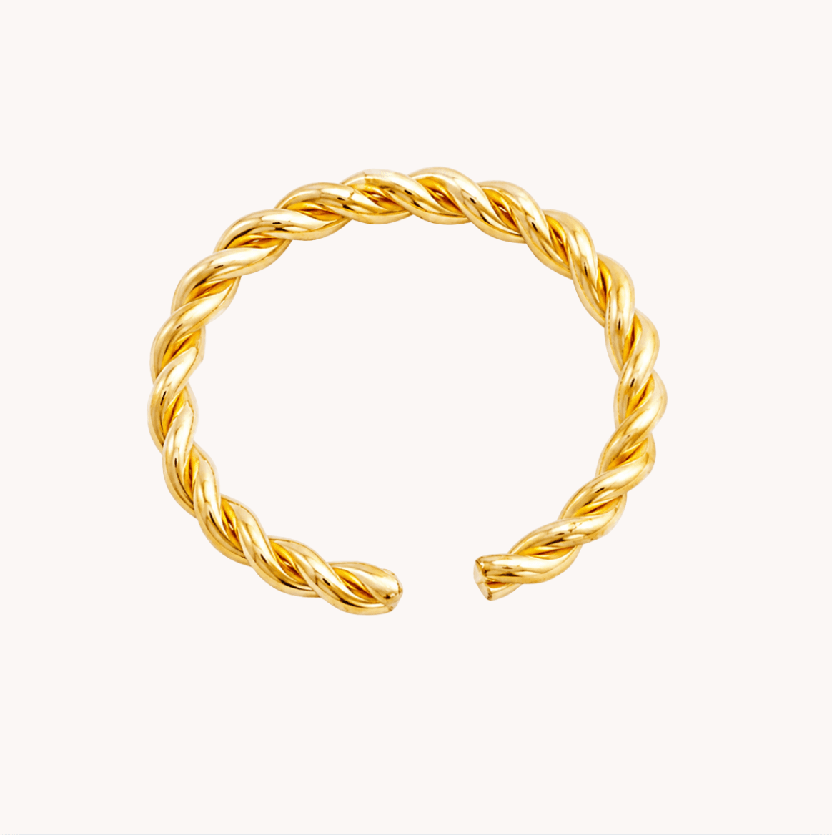 Bague torsade