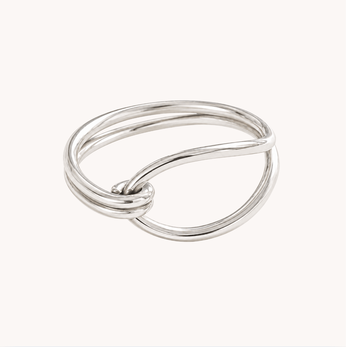 Bague attache argent