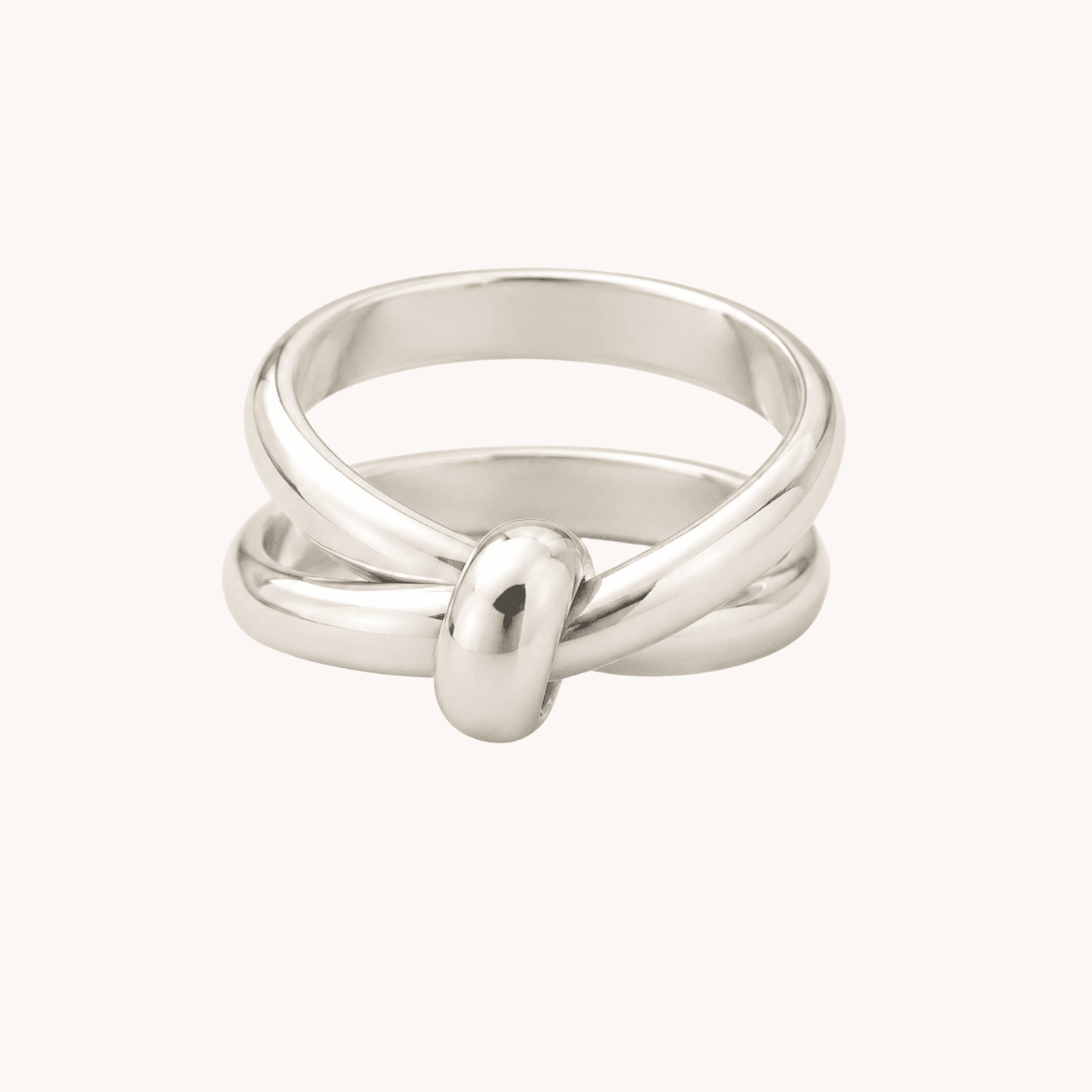 Bague noeud argent