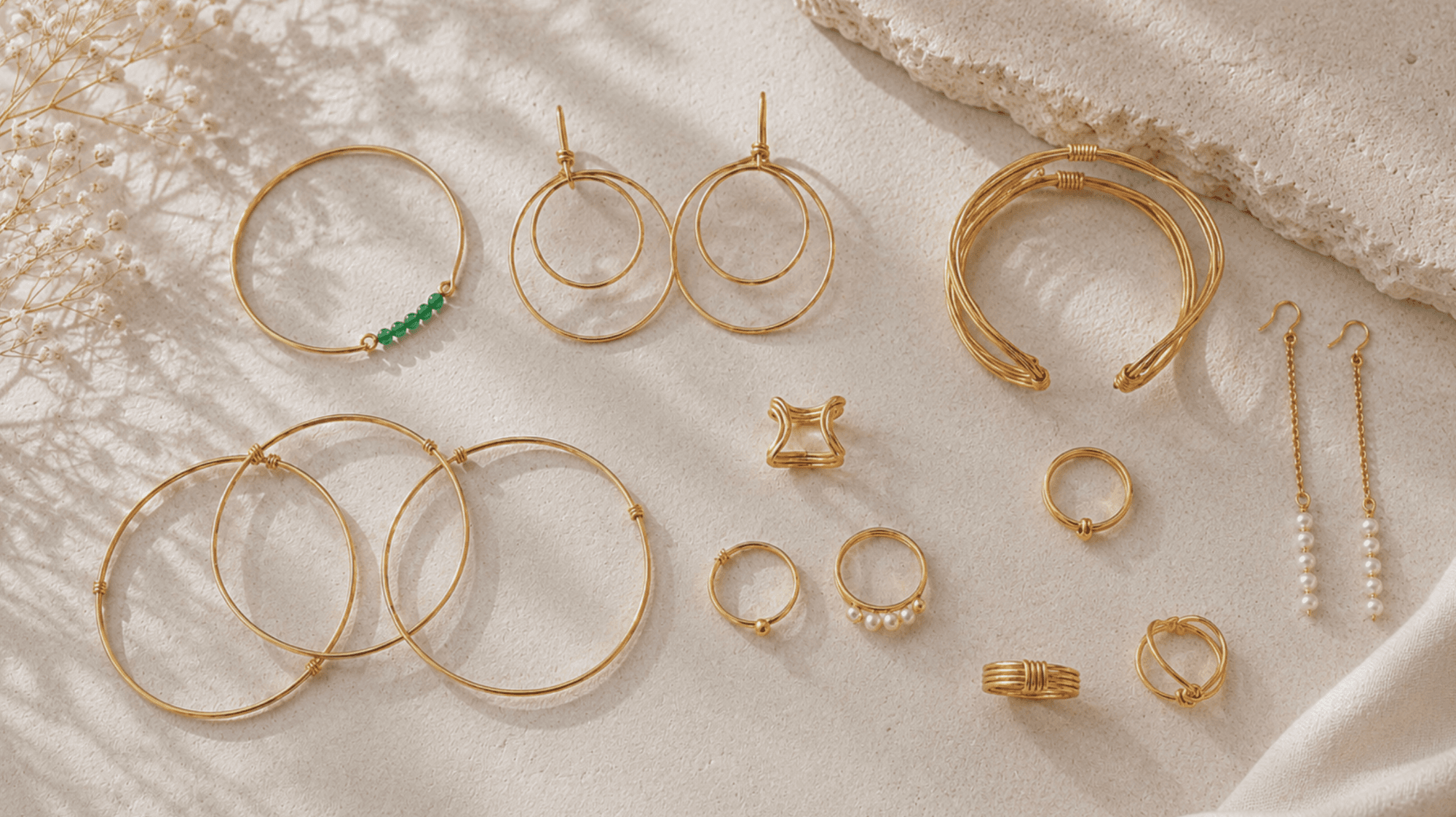 Bijoux dorés Orfé